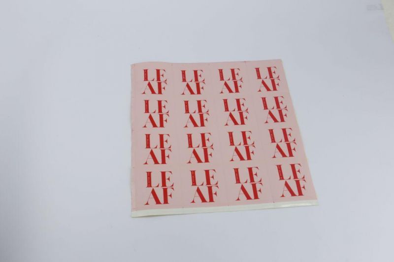 High Quality Custom Pink Paper Sticker