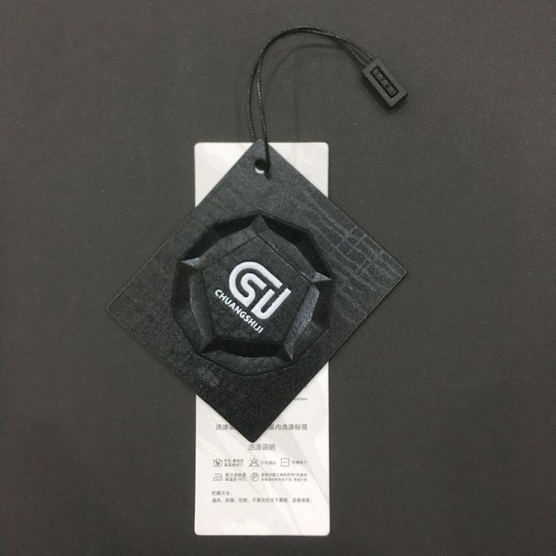 Custom High Quality Printed Label for Garment Hangtag Hanging Lbael