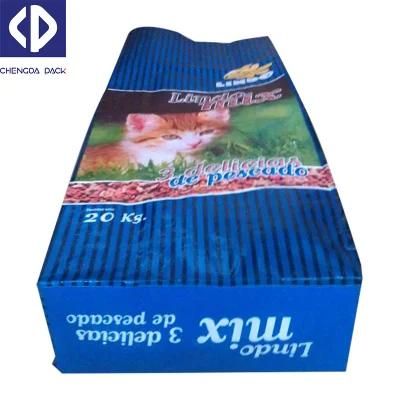 China Supplier Custom High Quality Printed BOPP Laminated Woven Polypropylene 50lb Feed Bags