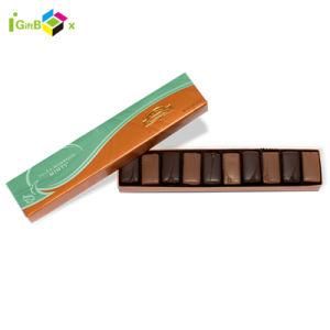Long Shape Chocolate Packaging Box with Dividers Inserts