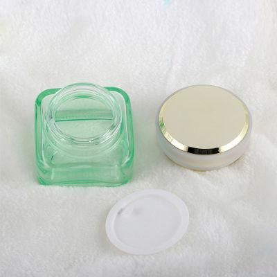 Popular Square Lotion Bottles Skin Care Containers Sets Glass Cosmetic Bottle