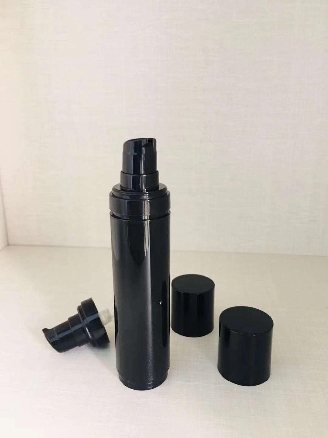 15ml 30ml 50ml PP White Black Airless Pump Vacuum Bottle with Bayonet Dual Pump Cosmetic Bottle