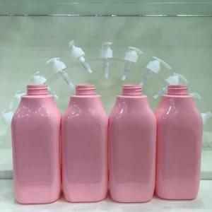 Pink Pet Plastic Bottle 500ml Shower Gel Bottles