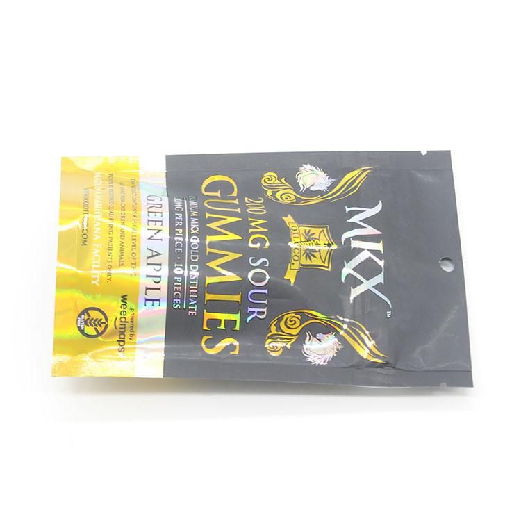 Customer Printed Packaging Ziplock Smell Child Proof 3.5g Custom Mylar Weed Package Bag Pouch