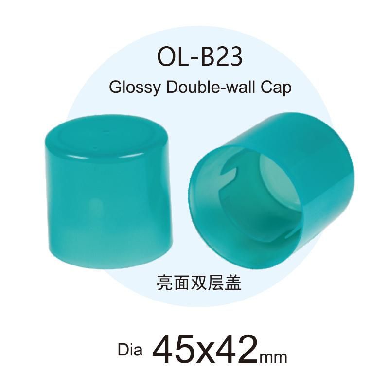 Glossy Mousse Spout Cap with Actuactor for Aerosol Tin Can