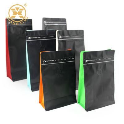 Custom 250g 500g 1kg Black Matte Stand up Smell Proof Aluminum Foil Ziplock Zipper Bags for Coffee Whey Protein Packaging Bag