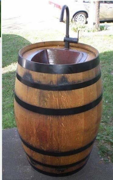 Decorated Barrel Wine Box Beer Barrel Decorated Wooden Box