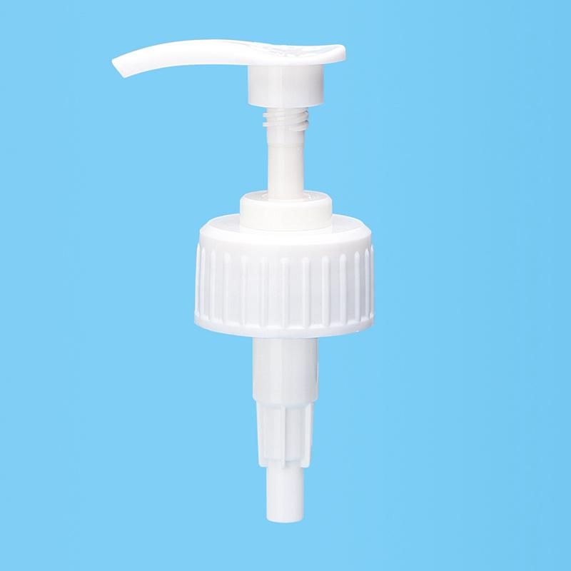 46/415 46mm White Plastic Shampoo Hand Sanitizer Gel Gallon Bottle Pump Dispenser (BP023-1)