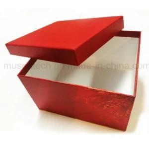 Red Color Paper Big Cardboard Boxes for Gift/Cloth/Shoe