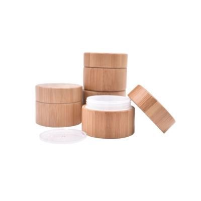 Eco Bamboo Acrylic Jar for Cosmetic Packaging