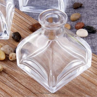 50ml 150ml 300ml Clear Reed Diffuser Glass Bottle with Lid