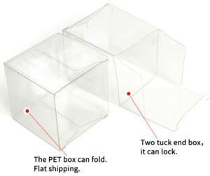 Clear Customizable PVC Plastic Packaging Box