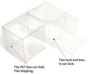 Clear Customizable PVC Plastic Packaging Box