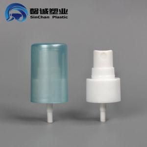 24mm Pearly Blue Color Full Cap Fine Mist Sprayer for Cosmetic