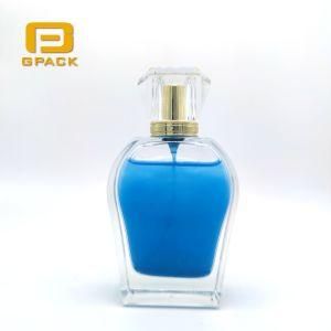 China Factory Custom Refillable Empty Perfume Bottle Design with Atomizer Mist Sprayer Lid Cap Glass Spray Bottles Wholesale