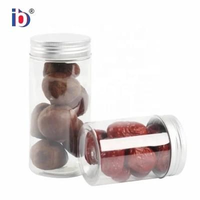 Kaixin Avalible Stocked Pet 85mm Jar-2 Round Shape Biscuit Plastic Jar