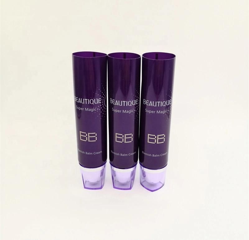 Hight Quality Blue Hot Stamping Cosmetic Plastic Tubes Packaging