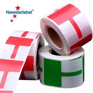 Professional Custom Private Label, Direct Thermal Label Colorful Self Adhesive Label