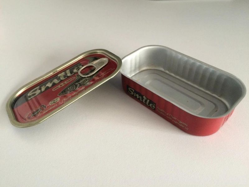 Wholesale Sardine Square Tin Can Fish Empty Can Pop Top Cans