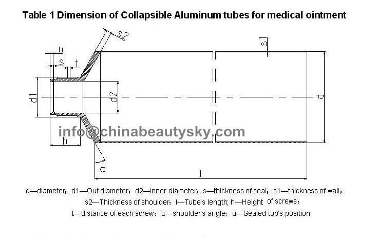 Best Sellign Abl Aluminum Food Tubes Used for Pharmaceutical