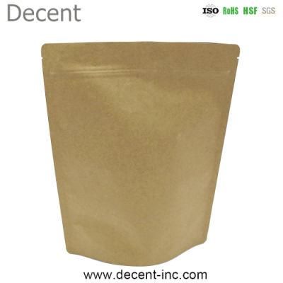 Custom Kraft Paper Bags Snacks Food Packaging Bag Printing Degradable Plastic Bag with Window