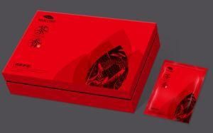 Custom Sbs White Cardboard/Grey Chip Board Colour Printing Red Tea Packaging Gift Box