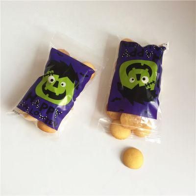 Halloween Transparent Cookies/Candy Zip Lock Bag Printed with Pumpkin