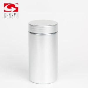 13oz Silver Chrome Bottle Packaging with Lid