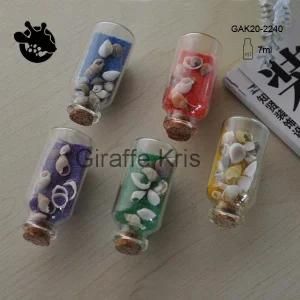 7ml Clear Glass Bottle for Wishing with Cork