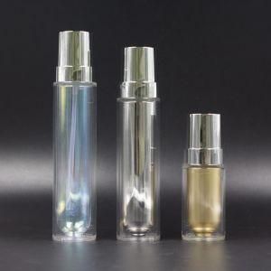 Double Wall Gold/Silver Coating Electroplating Lotion Pump 3D Printing Bottle