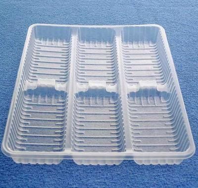 PET food grade plastic blister tray for cookie/biscuit plate inner tray