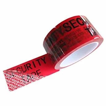 Custom Personalised Logo Anti Theft Security Packing Tape Warranty Void If Removed