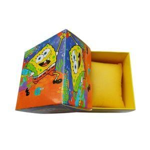 Colorful Square Comic Paper Box