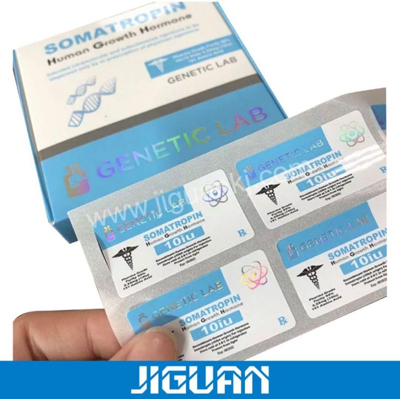 High Quality Custom HGH Paper Boxes for 10iu / Vial Somatotropin Human Growth H Ormone 191AA