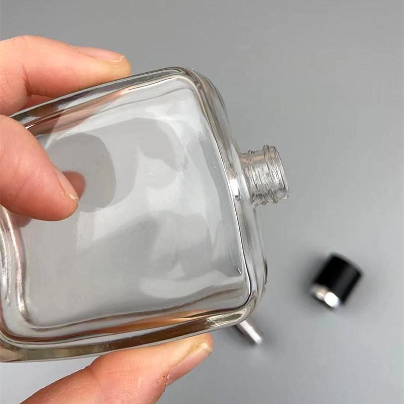 50ml Portable Spray Travel Bottle Clear Empty Reusable Bottles Containers for Outdoor Camping Business Trip