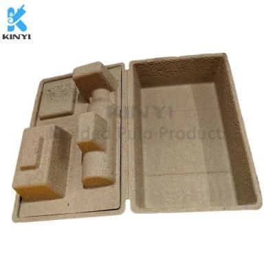 Customized Compostable Natural Brown Egg Tray Pulp Packaging Insert