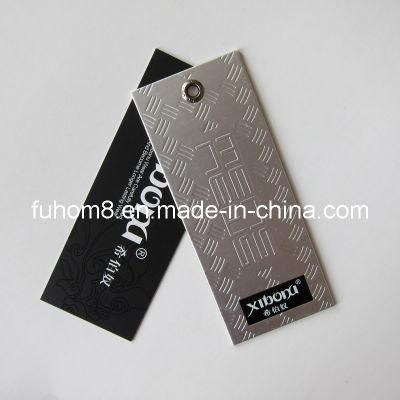Customized Printed Paper Hang Tag with Metal Eyelet