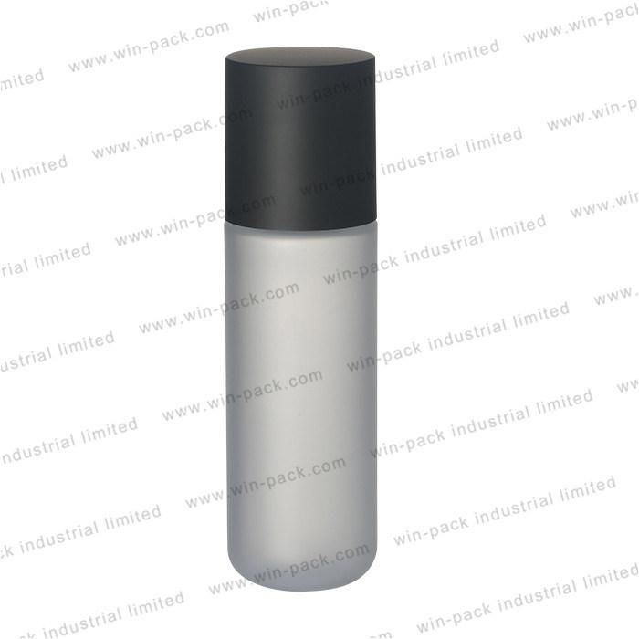 Winpack High Quality Round Grey Plastic Lotion Bottle 120ml Cosmetic Packing Bottle