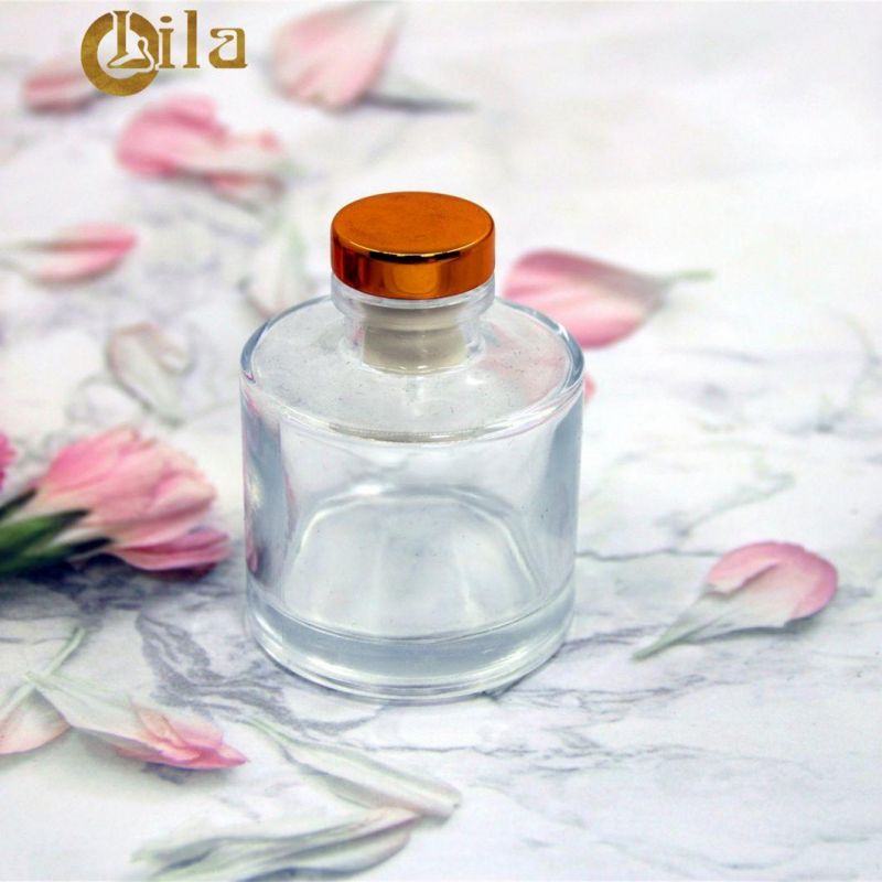 Factory Round 50ml, 60ml, 70ml Cosmetic Aromatherapy Bottles Wholesale Diffuser Glass Bottle