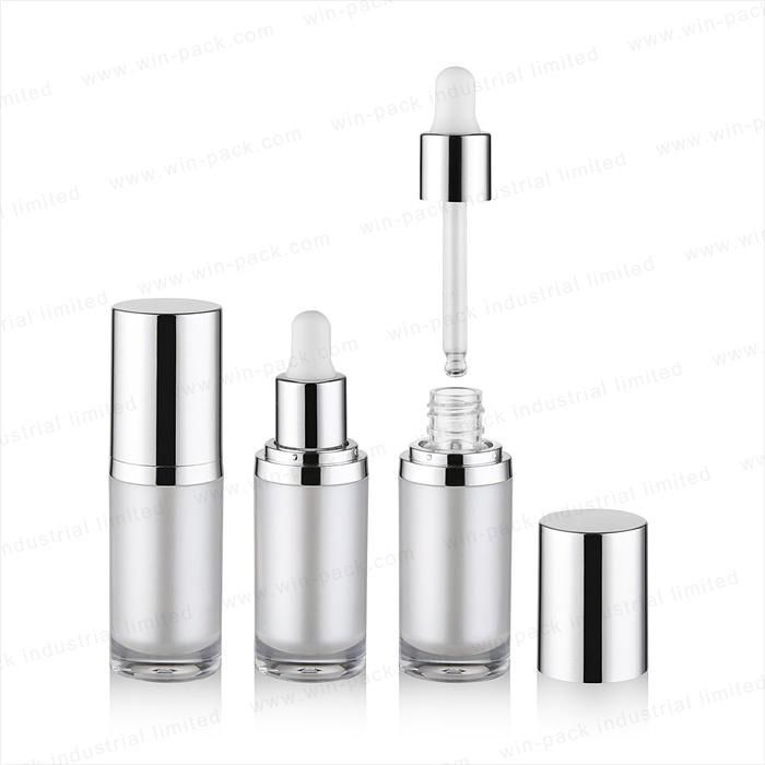Luxury Acrylic Empty 30ml Lotion Dropper Bottle for Cosmetics Packing in High Quality