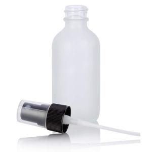 Refillable 15ml 30ml 50ml 60ml Matte Black Glass Fine Mist Spray Bottle with Spray