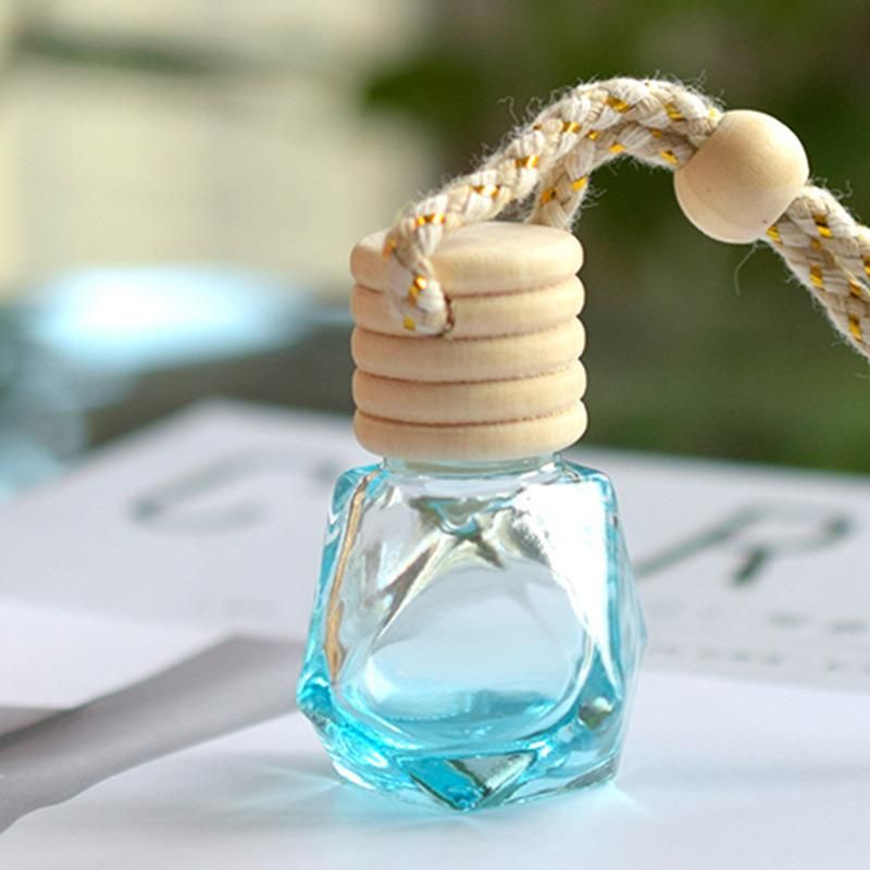 6ml Liquid Hanging Wood Car Perfume Glass Glass Bottle