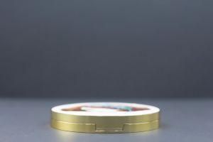 ABS Pattern Electroplating 10 Colors Eye Shadow Compact Plastic Container