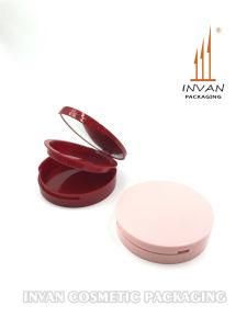 Elegant Double-Deck Cosmetic Container Compact Powder Container Foundation Container
