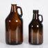 Amber Storage Glass Beer Growler California Wine Bottle