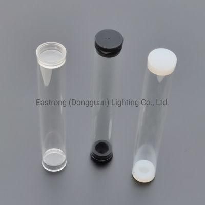 Factory Direct PC/Pet/PETG Plastic Packaging Tube Transparent Packaging Plastic Round Tube with Endcap