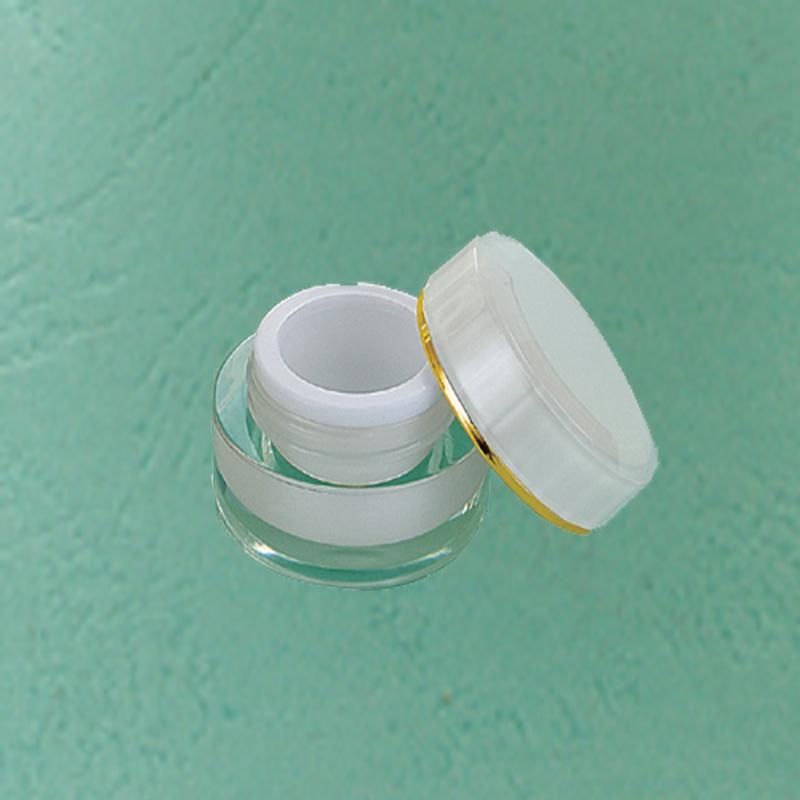 Wholesale Customized 5g 15g 20g Empty Luxury Round Plastic Acrylic Cosmetic Jar