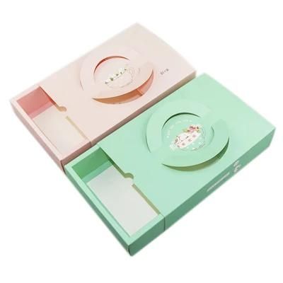 China Supplier Custom Biscuit Food Packing Paper Box with Handle