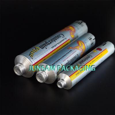 Hand Therapy Packaging Pharmacy Ointment Aluminum Collapsible Tube Soft Metal Container