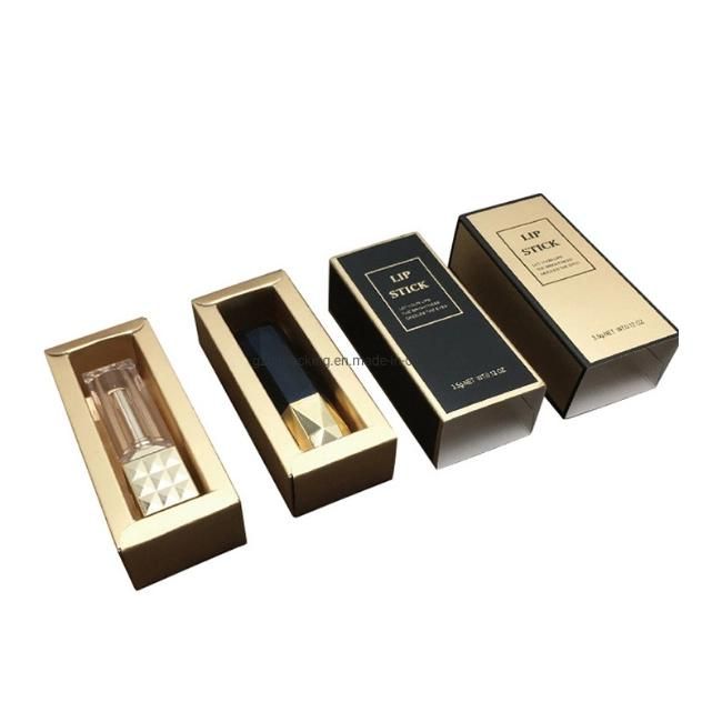 Wholesale Gold Paper Luxury Cosmetic, Lipstick Box Custom Nail Polish Box